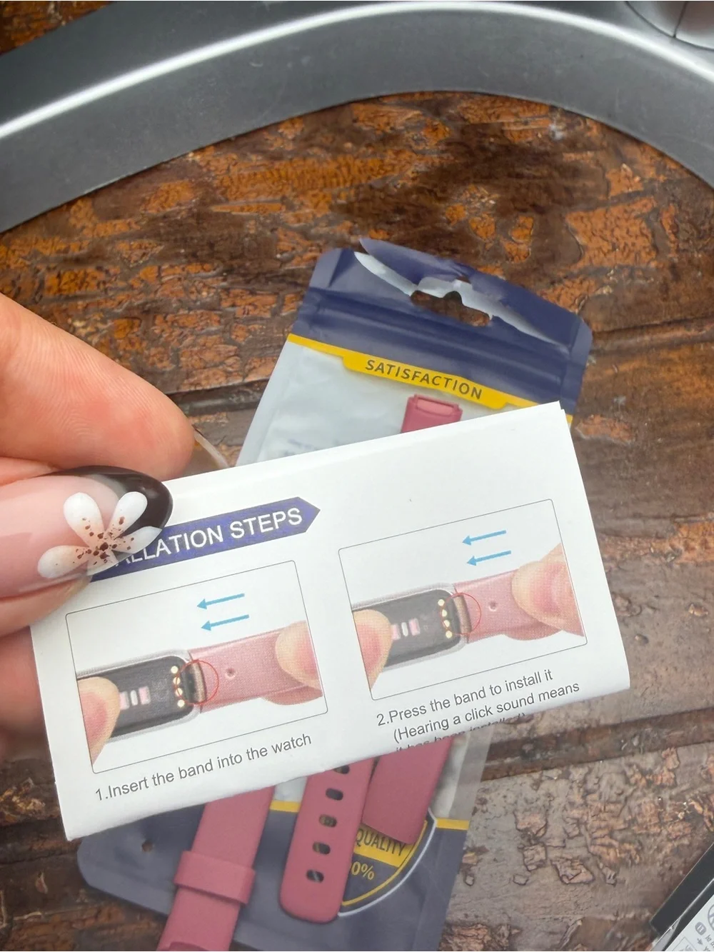 fitbit Pink Replacement Sport Band